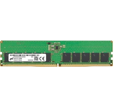 Micron ECC UDIMM DDR5 16GB 1Rx8 5600MHz PC5-38400 ECC UNBUFFERED | MTC10C1084S1EC56BR