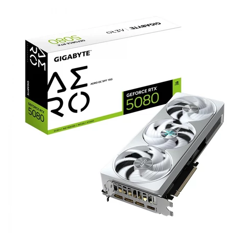 GIGABYTE GeForce RTX 5080 AERO OC 16GB Full-Height Bracket