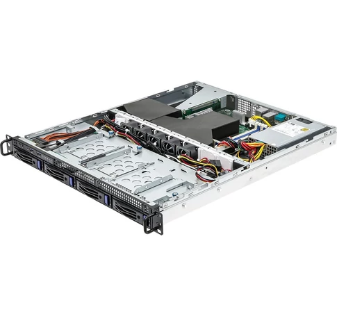 ASRock 1U4LW-X570, Rack 1U, UP, AMD Ryzen, 4xLFF, 2xGbE, Fixed PSU, IPMI