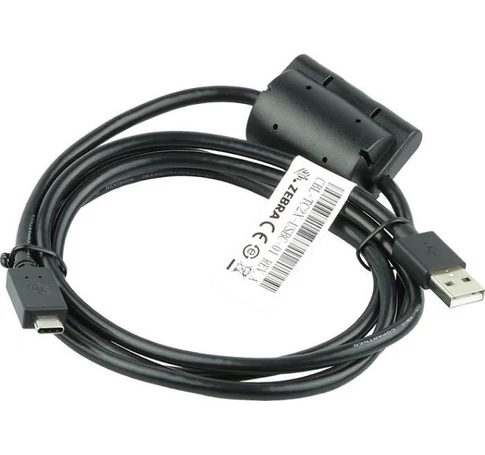 Zebra CBL-TC2X-USBC-01 USB kábel USB A Fekete