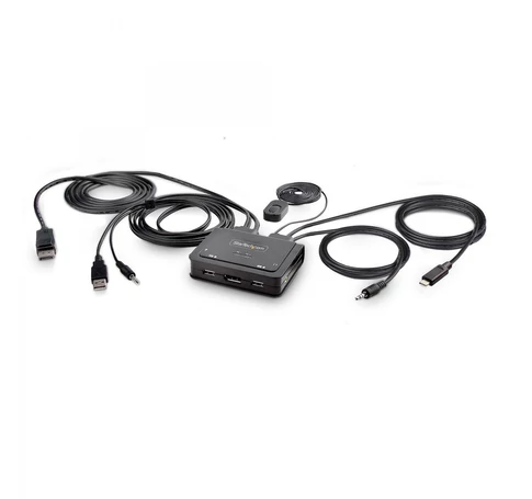 StarTech.com C2-D46-UAC-CBL-KVM KVM kapcsoló Fekete