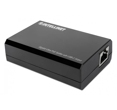 Intellinet 561693 hálózati elosztó Ethernet-áramellátás (PoE) támogatása Fekete