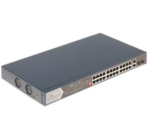 Hikvision DS-3E0528HP-E Hi-PoE kapcsoló