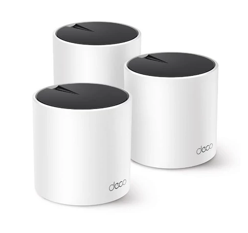 TP-Link DECO X55 (3-Pack) Kétsávos (2,4 GHz / 5 GHz) Wi-Fi 6 (802.11ax) Fehér Belső