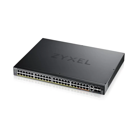 Zyxel XGS2220-54FP Vezérelt L3 Gigabit Ethernet (10/100/1000) Ethernet-áramellátás (PoE) támogatása