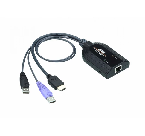 ATEN KA7188-AX KVM kábel Fekete, Fémes, Lila