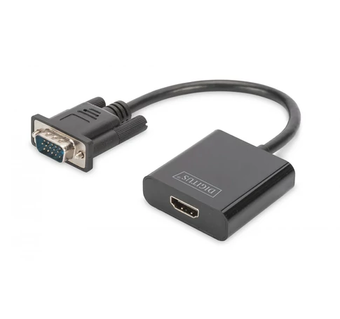 Digitus DA-70473 video átalakító kábel 0,15 M VGA (D-Sub) Fekete