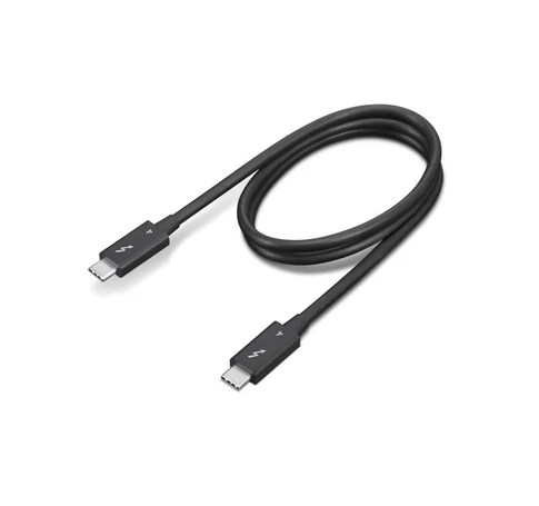 Lenovo 4X91K16968 Thunderbolt kábel 0,7 M 40 Gbit/s Fekete