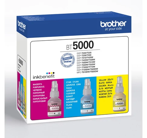 Brother BT5000CLVAL tintapatron 3 db Kompatibilis Cián, Magenta, Sárga