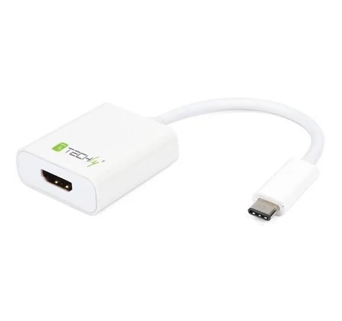 Techly IADAP USB31-HDMI USB-C-ról HDMI UHD*60Hz M/F Adapter