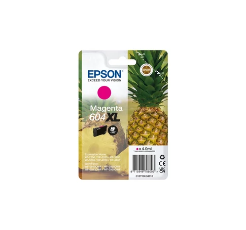 Epson 604XL tintapatron 1 db Eredeti Nagy (XL) kapacitású Magenta