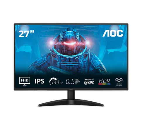 AOC IPS monitor 27" 27B36X, 1920x1080, 16:9, 300cd/m2, 4ms, HDMI/Displayport, 144Hz