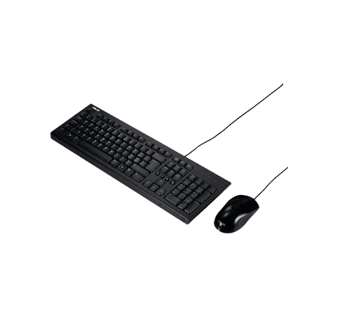 ASUS ACCY Egér+Bill U2000 Vezetékes Magyar, Fekete