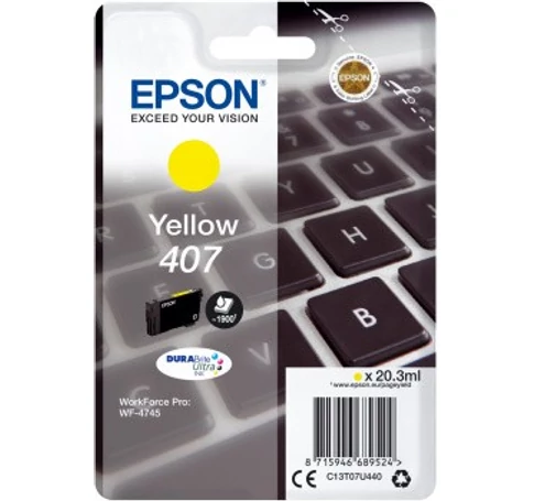 Epson WF-4745 tintapatron 1 db Eredeti Nagy (XL) kapacitású Sárga