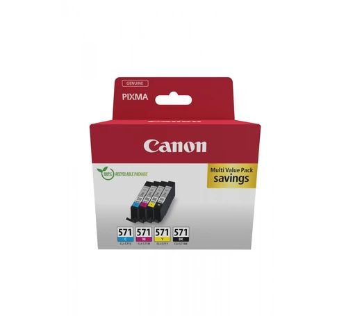 Canon 0386C009 tintapatron 4 db Eredeti Fekete, Cián, Magenta, Sárga