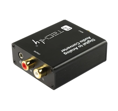 Techly IDATA SPDIF-9 Digitális SPDIF/Koaxiális az Analóg RCA/3.5mm Átalakító