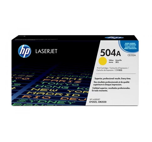 HP 504A Yellow Original LaserJet Toner Cartridge