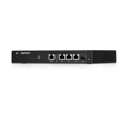 Ubiquiti ER-4 Networks EdgeRouter 4 vezetékes router Gigabit Ethernet Fekete