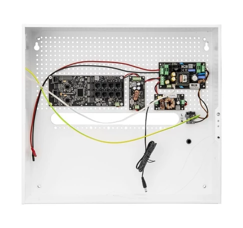 BCS BCS-UPS/IP8Gb/E-S PoE Biztonsági Tápegység 8 Eszköz számára Belső Házban