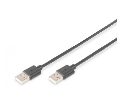 Digitus AK-300101-010-S USB kábel USB 2.0 1 M USB A Fekete