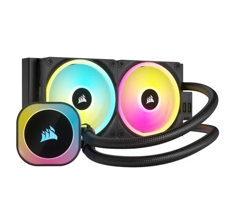 Corsair H100I Processzor Folyadékhűtés készlet 12 cm Fekete