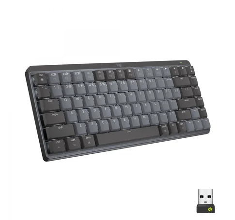 Logitech Master 920-010780 billentyűzet Irodai RF vezeték nélküli + Bluetooth QWERTY Nemzetközi amerikai Grafit