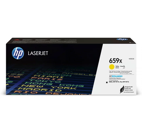 HP 659X eredeti toner - sárga (W2012X)