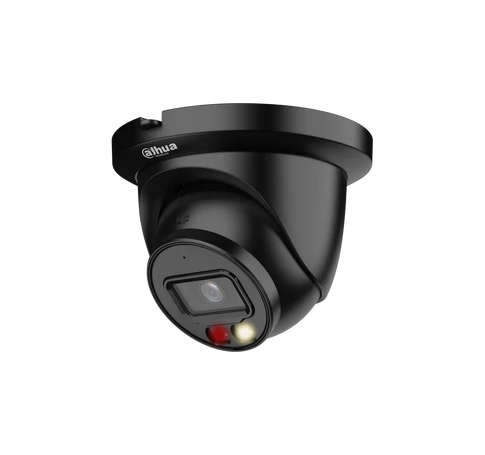 Dahua IPC-HDW2449TM-S-IL-0280B-BLACK 4MP Smart Dual Light Fixált fókuszú Eyeball WizSense Hálózati Kamera