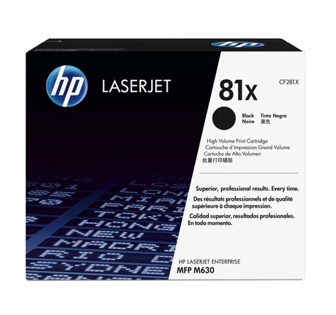HP 81X High Yield Black Original LaserJet Toner Cartridge