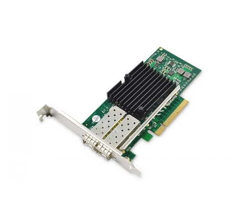 Kétportos SFP+ 10GbE PCIExpress 2.0 vezetékes hálózati kártya