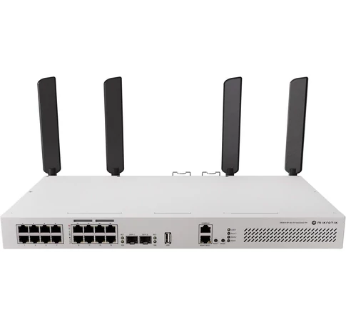 Mikrotik CRS418-8P-8G-2S+5axQ2axQ-RM L2/L3 Gigabit Ethernet (10/100/1000) Ethernet-áramellátás (PoE) támogatása 1U