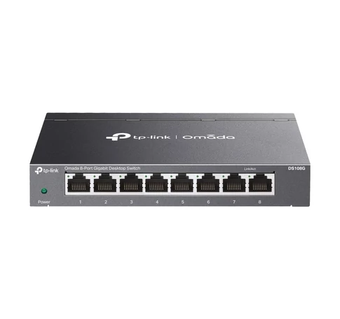 TP-Link Omada DS108G hálózati kapcsoló Beállítást nem igénylő (unmanaged) Gigabit Ethernet (10/100/1000) Fekete