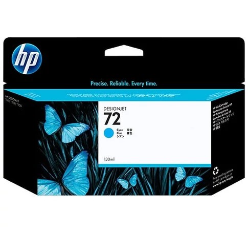 HP 72 130-ml Cyan DesignJet Ink Cartridge