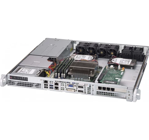 Supermicro CSE-515-R407 számítógép ház Rack Ezüst 400 W
