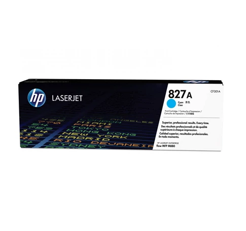 HP 827A Cyan Original LaserJet Toner Cartridge