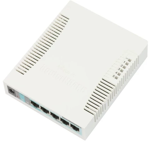 Mikrotik RB260GS Gigabit Ethernet (10/100/1000) Ethernet-áramellátás (PoE) támogatása Fehér