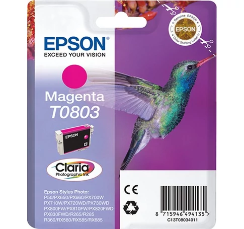 Epson Hummingbird T0803 tintapatron 1 db Eredeti