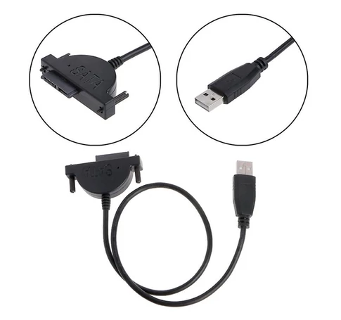 BLACKBIRD Adapter kábel USB 3.0 to SATA 13pin (7+6), fekete