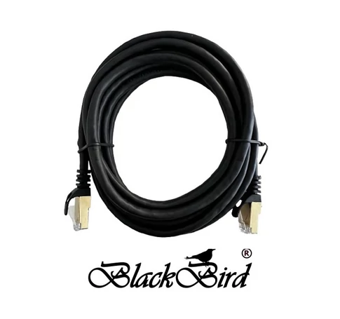 BLACKBIRD Kábel Patch UTP CAT.6A 3m Fekete