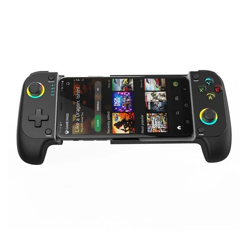 BLACKBIRD Mobil Gaming Kontroller - Android/IOS, Bluetooth 5.0, 600mAh, Fekete