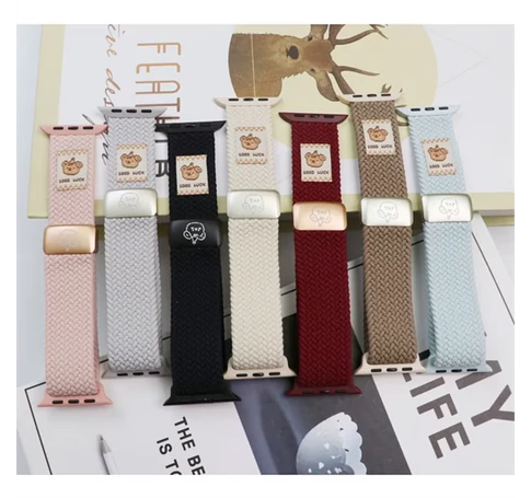 BLACKBIRD Szíj Iwatch készülékhez GOOD LUCK BEAR Világos kék 42/44/45/46/49 mm