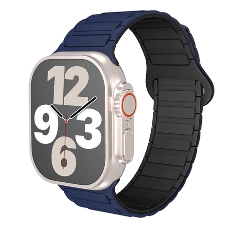 BLACKBIRD Szíj Iwatch készülékhez TACTICAL mágneses Kék Fekete 38/40/41/S1042 mm