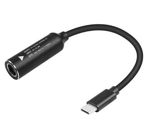BLACKBIRD Töltőkábel PD65W USB-C male to DC7.9mmx09mm female