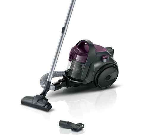 BOSCH BGC05AAA1 Serie 2 Porzsák nélküli porszívó, 78dB, 1,5L, Szürke/Lila