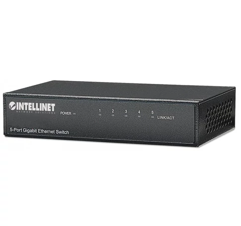 Intellinet 530378 hálózati kapcsoló Gigabit Ethernet (10/100/1000) Fekete
