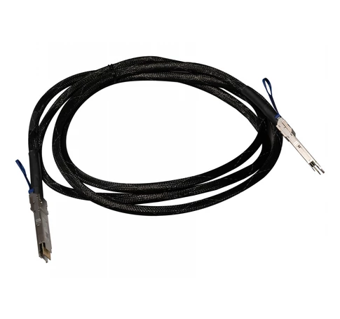 Mikrotik DDQ+DA0003 InfiniBand és száloptikai kábel 3 M QSFP-DD DAC Fekete