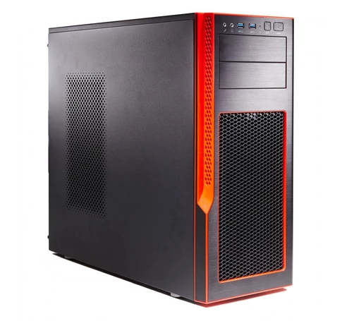 Supermicro SuperChassis GS50-000R Midi Tower Fekete, Vörös