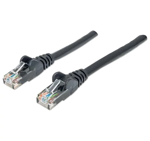 Intellinet 0.5m Cat6 hálózati kábel Fekete 0,5 M U/UTP (UTP)