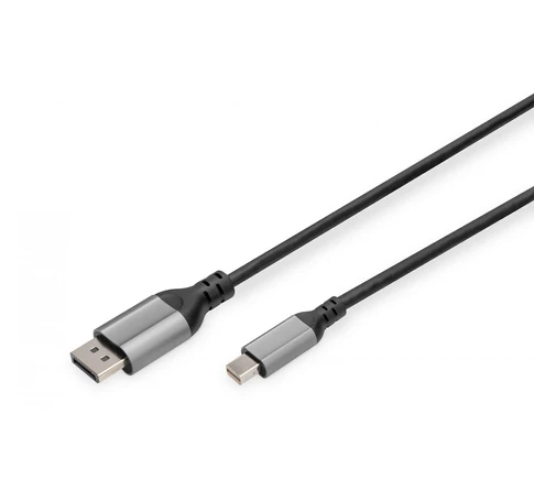 Digitus DB-340106-020-S DisplayPort kábel 2 M Mini DisplayPort Fekete