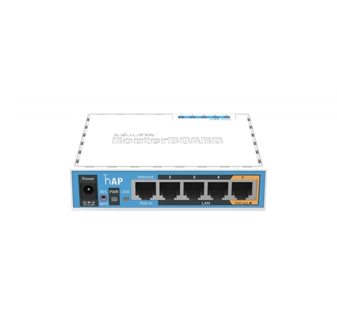 Mikrotik hAP Fehér Ethernet-áramellátás (PoE) támogatása
